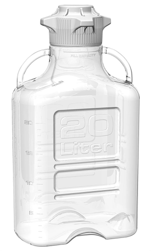 EZgrip Carboy, Co-polyester, 40 L, No Spigot, VersaCap EZfil 120, Foxx 157-5121-OEM CUSTOM ORDER ONLY - CALL FOR DETAILS {Image shown is for a smaller size of the same type Carboy}
