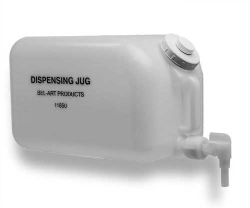 Bottle, Carboy, Dispensing Spigot, HDPE, 5 Gal, Bel Art Products, H11850-0000
