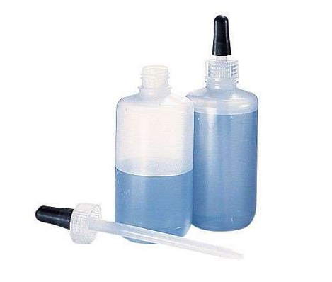 Nalgene Bottle with Dropper Assembly, Low Density Polyethylene with Polypropylene Screw Closures 125 mL, 2416-0125