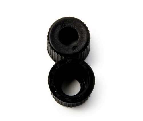 8 mm Autosampler Vial Screw Thread Plastic Caps with PTFE/Silicone Septa, 100/PK, Thermo Scientific, C4013-60A