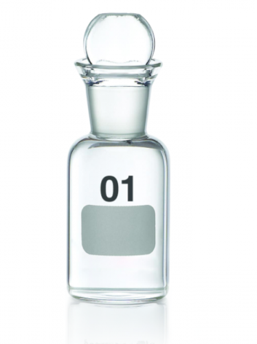 60 mL BOD Bottles, with Glass Robotic Cap, Unnumbered, 36/CS, Wheaton, 227494-00
