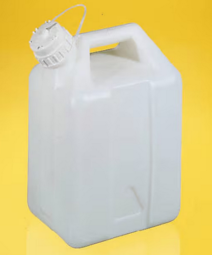 Nalgene Jerrican with Attached Closure, High-Density Polyethylene, 10 L, 2240-0025