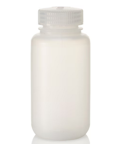 Nalgene Bottle, Wide-Mouth, Round, Polypropylene Copolymer (PPCO) with Polypropylene (PP) Cap, 500 mL, EA, 12/PK, or 48/CS, Thermo Scientific, 2105-0016