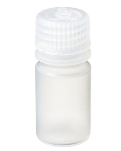 Nalgene Bottle, Small, Diagnostic, Round, Narrow-Mouth, Translucent Polypropylene Copolymer with Polypropylene Cap, 15 mL, Bulk Packaging, 2000/CS, Thermo Scientific, 312006-9050