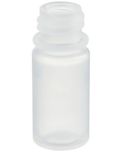 Nalgene Bottle, Small, Diagnostic, Round, Narrow-Mouth, Translucent Polypropylene Copolymer without Cap, 4 mL, Bulk Packaging, 2000/CS, Thermo Scientific, 362006-9125