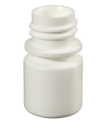 Nalgene Bottle, Small, Diagnostic, Round, Narrow-Mouth, Opaque White High-Density Polyethylene without Cap, 8 mL, Bulk Packaging, 2000/CS, Thermo Scientific, 362008-9025