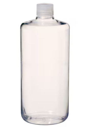 Nalgene Bottle, Round, Narrow-Mouth, Large, Clear Polycarbonate (PC) with Polypropylene Cap, 2.5 L, 1/CS, Thermo Scientific, DS2205-0250