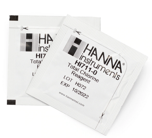 Powder Reagents for 25 tests, for use with Hanna Total Chlorine Checker, Hanna Instruments, HI711-25