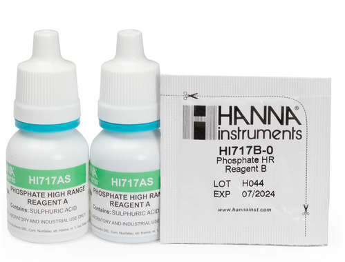 Powder Reagents for 40 tests, for use with Hanna High Range Phosphate Checker, Hanna Instruments, HI717-25