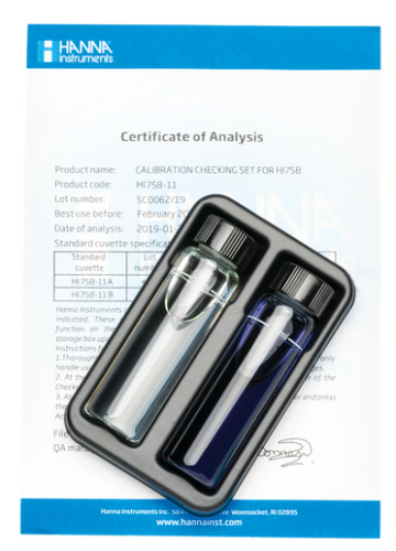 Marine Calcium Calibration Standards Checking Set, Hanna Instruments, HI758-11