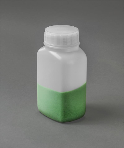 Bottle Wide-Mouth Square Polyethylene, with Polypropylene Screw Cap, 250 mL/8 oz. 12/PK, Bel Art Products, F10640-0008