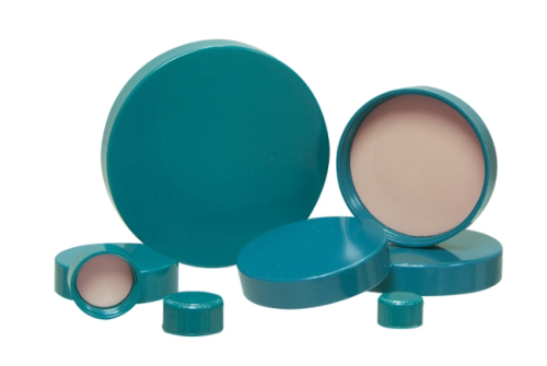 89-400 Green Thermoset Cap with F217 & PTFE Liner, 240/CS, Qorpak CAP-00062