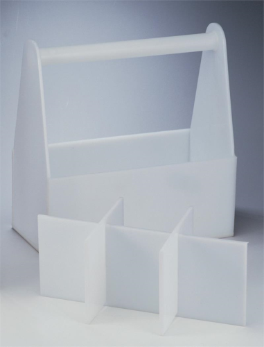 HDPE Bottle Carrier without Partitions, 14 x 7 x 6 in., Bel Art Products, F16963-0000
