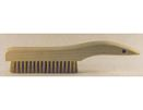 Brush, Cement Mold, 3 Rows of 1in. 0.005 Stiff Wire in 3/4 in. Wide Block