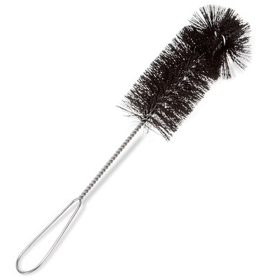 Brush, Cylinder & Bottle, Radial End, Black Bristle, 2 in. Diameter X 5 in. Brush Length, 11 in. Total Length