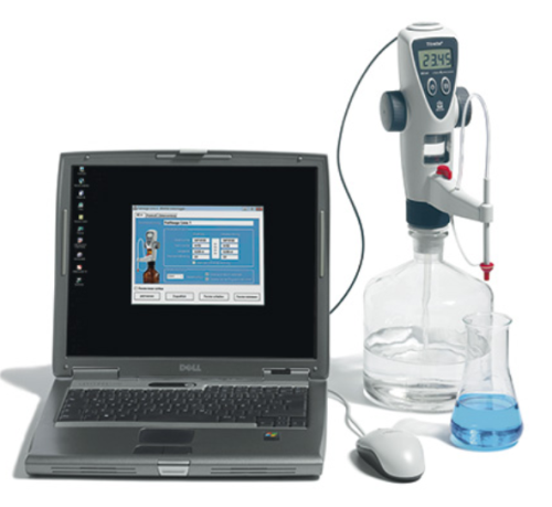 Titrette Bottletop Burette with RS232 Interface, 50 mL, Brandtech, 4760261