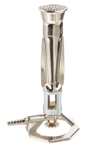 Burner, LP Gas, High Temperature, 10980 BTU, 1-1/2 in. Mixing Tube Diameter, 8-1/2 in. High, Humboldt, H-5600