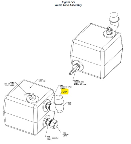 Plug for Parr 6200 Calorimeter Water Tank Assembly, Parr Instrument Company, 1020DD