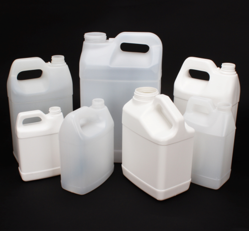 Jug, 2.5 gal Natural HDPE, F Style, 63-485 Neck Finish, 2/CS, Non-Certified, 22025NHU