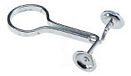 Clamp, Pinchcock, Large, Made of Flat Steel Wire, Nickel Plated