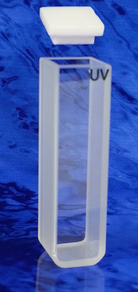 Type 5 Macro Cuvette with Round Bottom and PTFE Cover, FireFlly Scientific, 5UV10