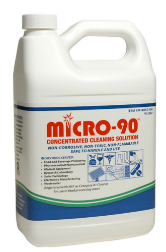 Cleanser, Micro, 32 oz. Bottle, Works on Glass, Metal, Plastics, Rubber, Porcelain, Fabrics, etc.