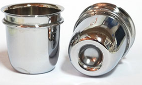 Au-Pt Crucible for use with Eagon 2 Fusion Machine, Dimpled Bottom, SAUPTEC7