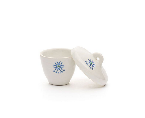 Porcelain Crucible, Tall Form, with Cover, 10 mL, 6/PK, JCT010