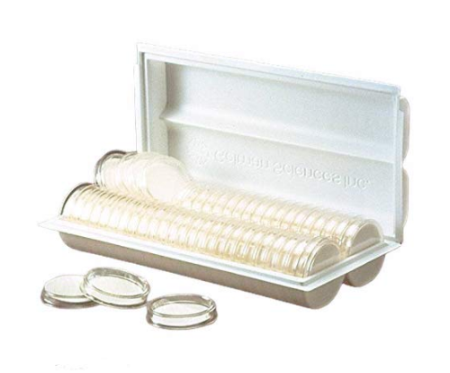 Petri Dish, Sterilized, Polystyrene with Absorbent pads, 50 mm x 9 mm, Tight Seal, Pall, 7245
