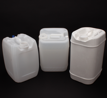 Drum, 5 gal Natural High Density Polyethylene with 70 mm Open Vent Cap Attached, Cincinnati Container Company, B2505NSV & 22652