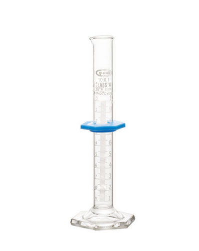 Graduated Cylinder, Glass, Class A, Batch Certified, To Contain, 10 mL, CY3021-10