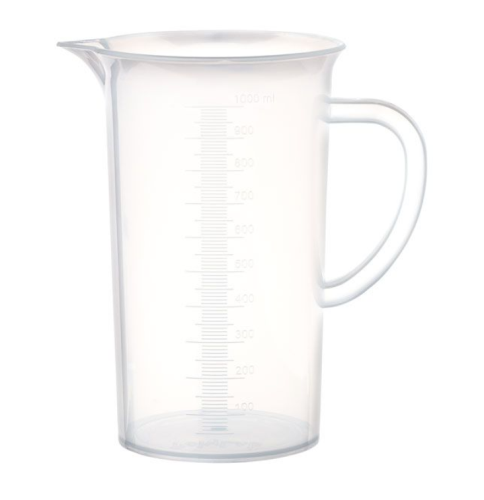 Graduated Beaker with Handle, Tall Form, Polypropylene, 1000 mL, United Scientific Supplies, 81103