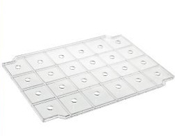 SECADOR Polystryene Replacement Shelf for Vertical Desiccator Cabinet, Bel Art Products, F42074-1001