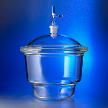 Desiccator, Pyrex 5.8 L Large Top with 24/29 Stopcock, Corning, 3121-200