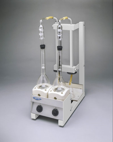 Two-Place Kjeldahl Distillation Apparatus, with 2 Connecting Bulbs and 2 Delivery Tubes, 115 V/50-60 Hz Labconco 21285-01