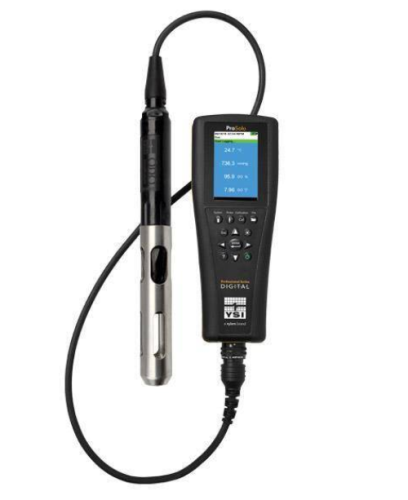 ProSolo Digital Handheld Portable Meter Kit with ODO/T Probe Assembly, 4 m Cable, and Case, 626663