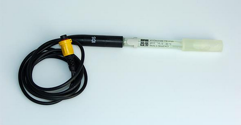 Combination pH/Temperature IDS Probe, Digital, Plastic, 3 M KCl Refillable, Double Junction, 1.5 m Cable, IDS 4120, for YSI 4010-Series, YSI 103750Y