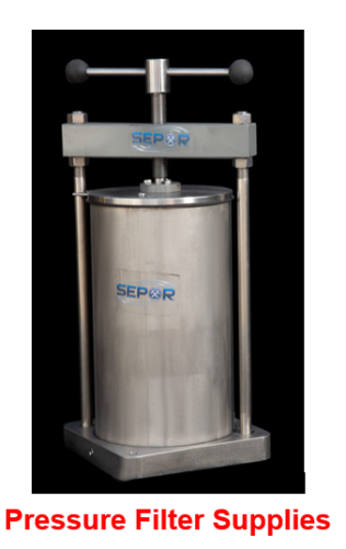 Filter Paper, 10 in. Diameter for 8 in. Sepor Bench Pressure Filter, 100 /PK, Sepor, 070B-012