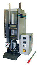 Model CH, 12 Ton Standard Heated Bench Top Press, Carver 4386