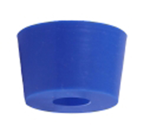 Silicone # 8 Replacement Stopper for 47 mm Glass Filter Assembly, 1 Hole, Advantec MFS, Inc, 311404