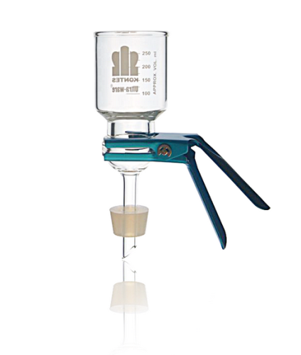 Ultraware 47 mm Microfiltration Assembly, with No. 8 Silicone Stopper, 300 mL Funnel Capacity, DWK, 953755-0000