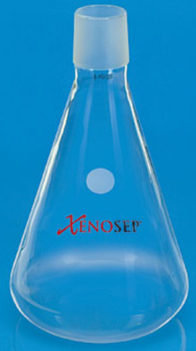 Flask, Borosilicate Glass, with Standard Taper 40/35 Joint for SPE Systems , 1 L, Xenosep Technologies, 26614