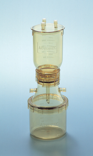 KP-47S (501000) Polysulfone Aseptic Filter System, 300 mL, Funnel, Base, Cover, & Receiver, Advantec MFS, Inc, 43301010