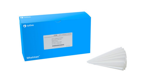 Filter Paper, Grade 113V Creped Qualitative, for Use with a Conical Filter Funnel, 15 cm, 100/PK, Whatman, 1213-150