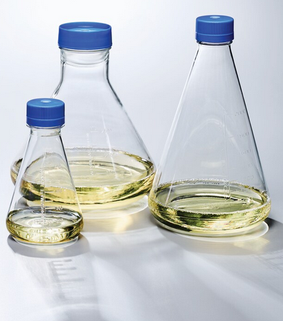 Nalgene Single-Use PETG Erlenmeyer Flasks with Plain Bottom: Sterile 2800 mL, 4/CS, Thermo Scientific, 4115-2800