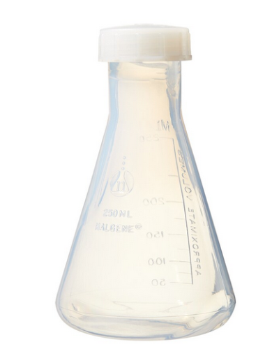 Flask Erlenmeyer Screw Closure FEP 250 mL, 4/CS, Thermo Scientific, 4106-0250