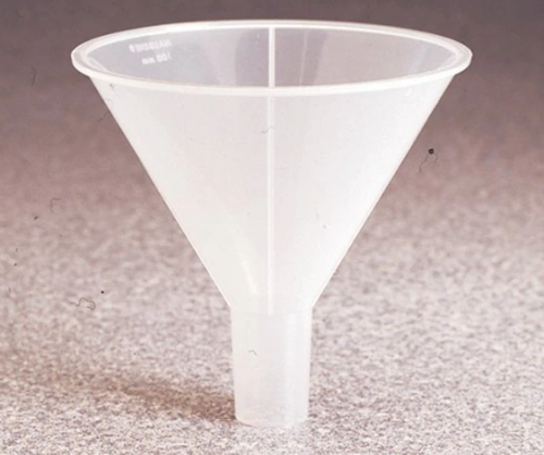 Nalgene Powder Funnel, Polypropylene, Autoclavable, 65 mm Top Diameter X 22 mm Stem length, 4252-0065
