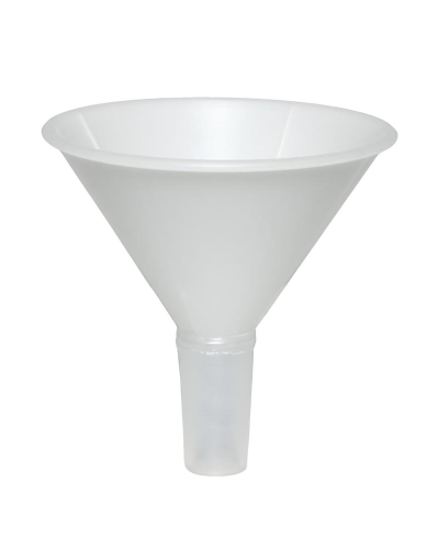 Funnel, Powder with 24/40 Tapered Stem, Polypropylene, 95 mm Top I.D., Bel Art Products, F14681-0000