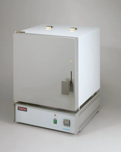 Thermolyne Largest Tabletop Muffle Furnace, Model F30428C, 208 V, 50-60 Hz, 14 in. H x 14 in. W x 14 in. D, withSingle Setpoint withRamp and Dwell. Not CSA Listed.