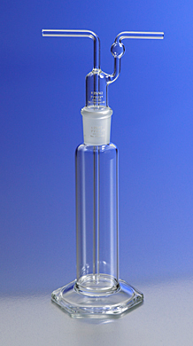 PYREX Gas Washing Bottle with Plain Tip Tube, 125 mL 1/CS, Corning , 1760-125